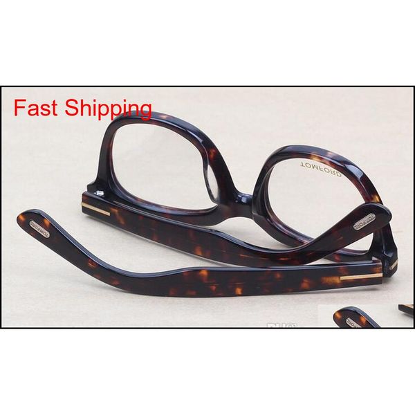 

brand glasses men and women t5179 fashion prescription acetate big frame spectacle optical eyeg qylhyk queen66, Black