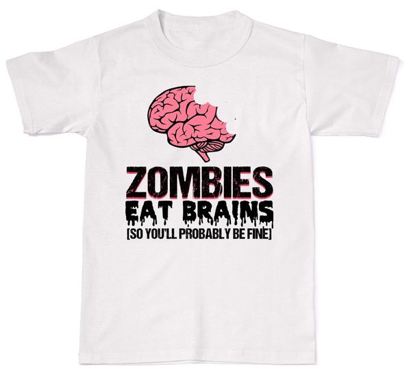 

new brand sale zombies eat brains so you'll be fine funny nerd t shirt sport hooded sweatshirt hoodie