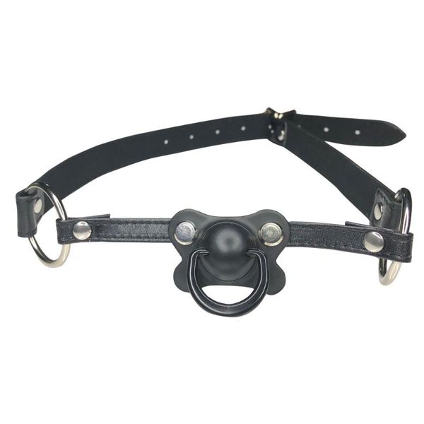 

chokers ddlg/ abdl baby pacifier gag black, Golden;silver