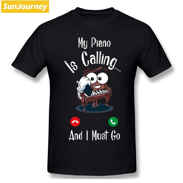 

funny piano is calling i must go men t shirt new style lovers big size cotton short sleeve custom t shirts sport hooded sweatshirt hoodie