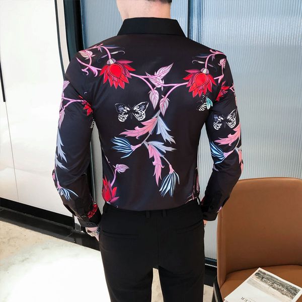 

2020 casual high shirt of quality business dress formal blouse men's shirts qj3d, White;black