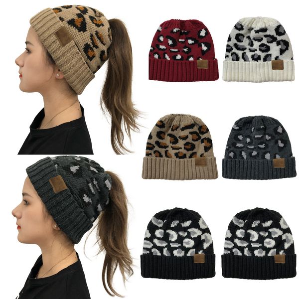 

10colors women knitted beanie ponytail skull caps new arrival hat caps outside sport hip hop wool snapback washed visor fast shipping, Blue;gray