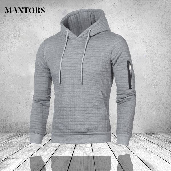 

spring long sleeve hoodies men solid slim fit hooded sweatshirt fitness zipper male brand clothes streetwear plus size 4xl kg-76, Black