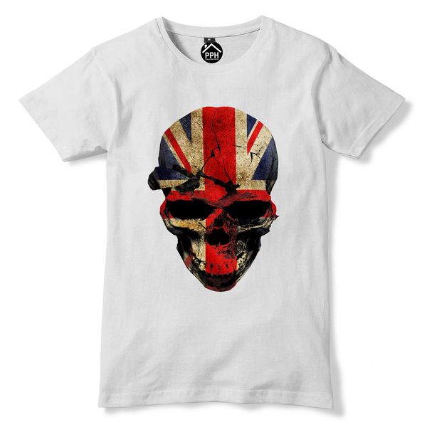 

homme new печати с коротким рукавом hot union jack skull свобода великий день независимости великобритании brexit leaveband спорт толстовка