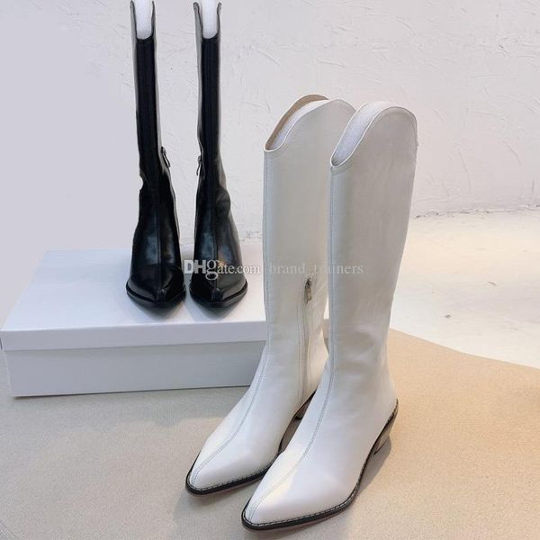 

2021 высокого качества ботинки женщин обувь мода круглый toe клин пятки платформы сапоги молния обувь женщины плюс размер бренда женщин сапо, Black