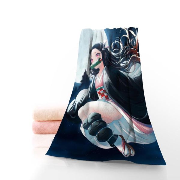 

new nice demon slayer kimetsu no yaiba towels microfiber fabric popular face towel/bath towel 70x140 towels bathroom for adults