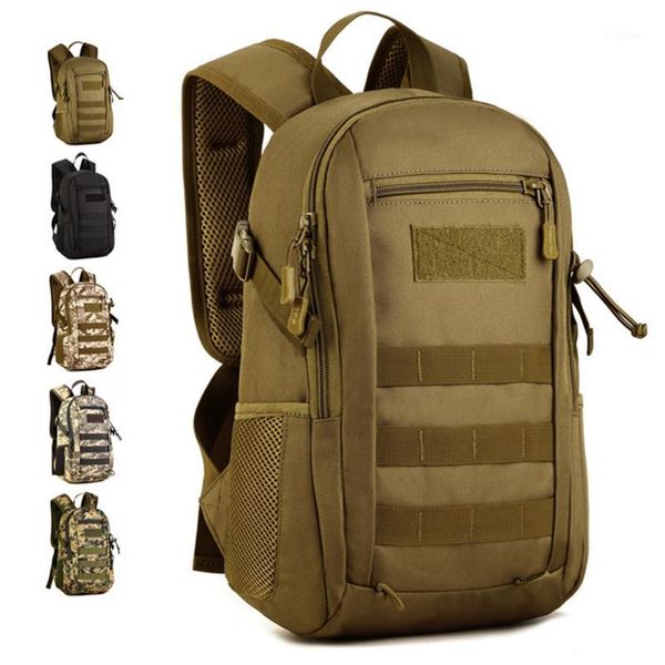 

outdoor bags 12l mini nylon waterproof molle tactical backpack sports camping hiking fishing hunting bag xa17y1