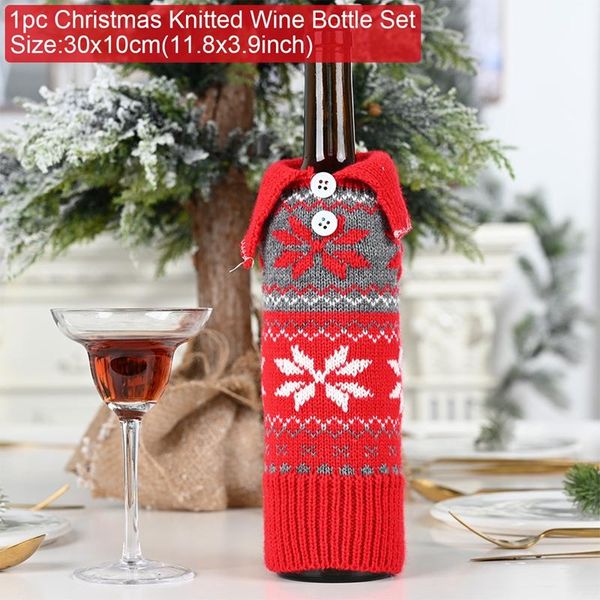 

рождественская бутылка для бутылки с рождественским рождественским декором для домашнего стола 2020 noel navidad рождественские украшения по