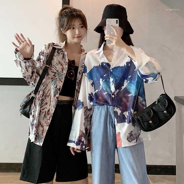 

plus size fashion casual oversized women blouses printing shirts 2020 spring blouse long sleeve loose shirts blusas mujer1, White
