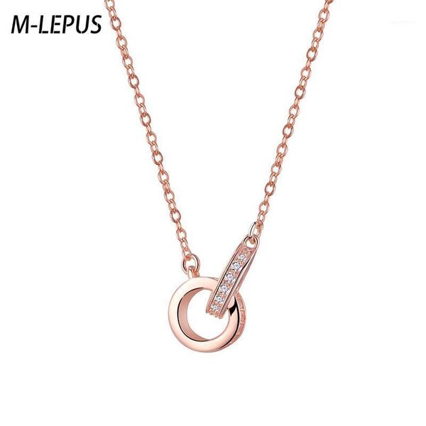 

interlocking diamond pendant necklace titanium stainless steel jewelry necklace fashion charm ladies party birthday gift1, Silver