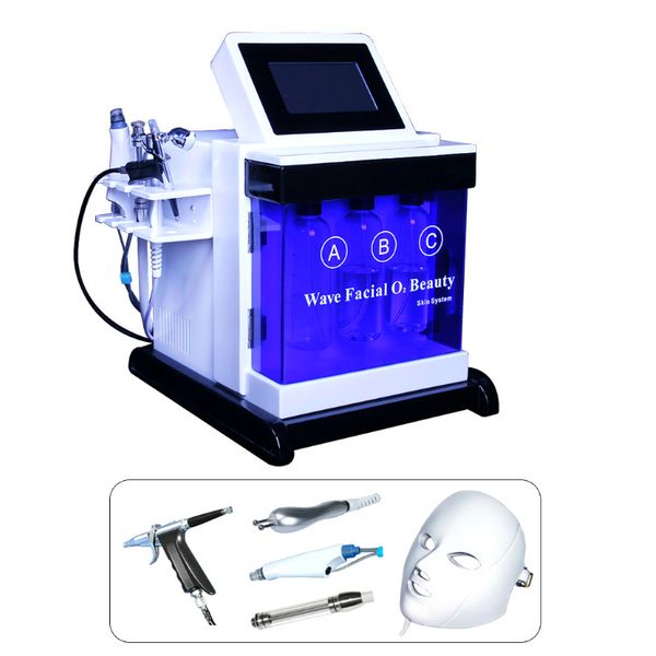 

5 in 1 hydrafacial skin care face cleaner hydro peeling skin rejuvenation face lift blackhead remover dermabrasion machines