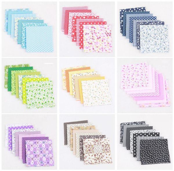 

square 50*50 cm small floral plain weave cloth printed cotton diy handmade patchwork needlework home decoration dhd2729