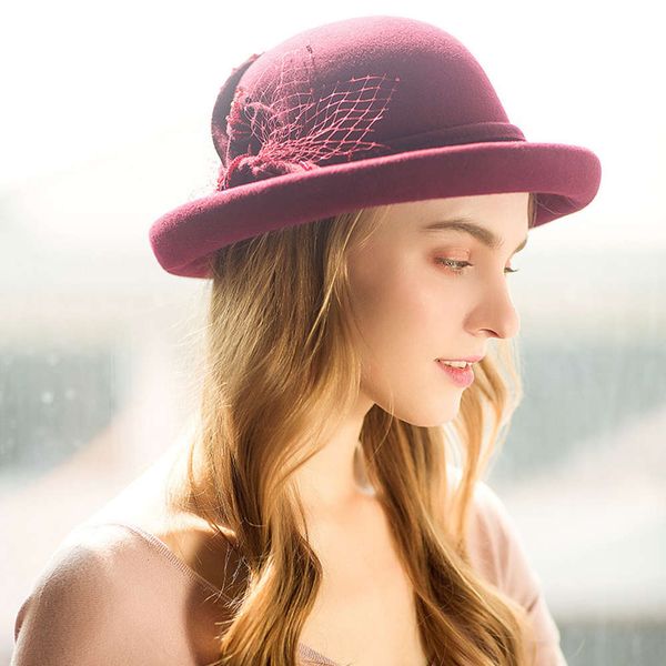 

linglong clothing autumn and winter new curled hat women's korean fashion versatile warm wool hat, Blue;gray