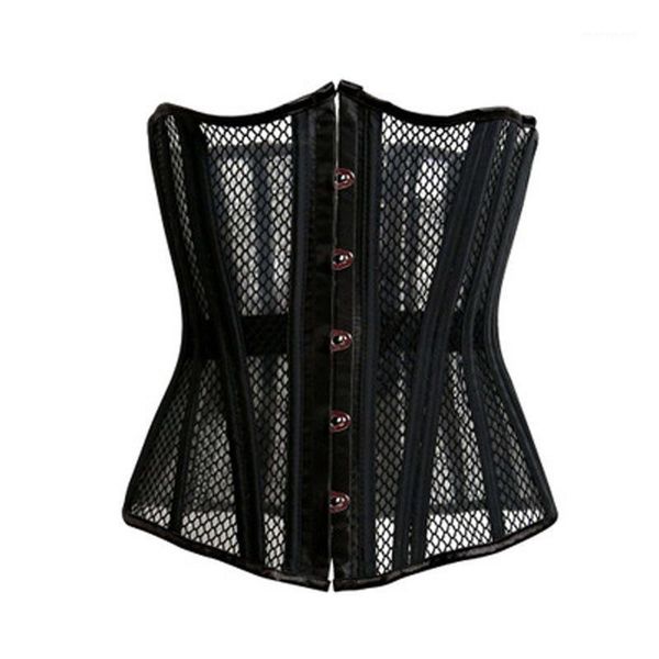 

bustiers & corsets corset waist trainer steampunk gothic corselet bustier steel boned1, Black;white