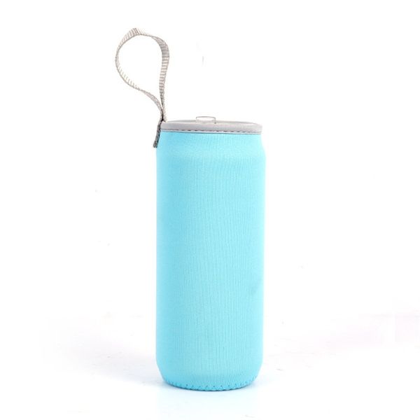

neoprene water bottle cover solid color double deck cloth insulated coolers sleeve durable plastic cup bag 1 3sy e1