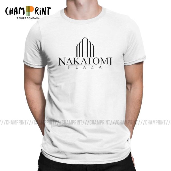 

sport men t-shirt nakatomi plaza die hard funny pure cotton tees short sleeve christmas bruce willis movie t shirts crew neck 6xl