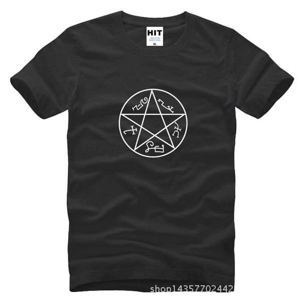 

wicca witch pagan magic pentacle circle star pentagram supernatural printed t shirt t shirt camisetas hombre sport hooded sweatshirt hoodie