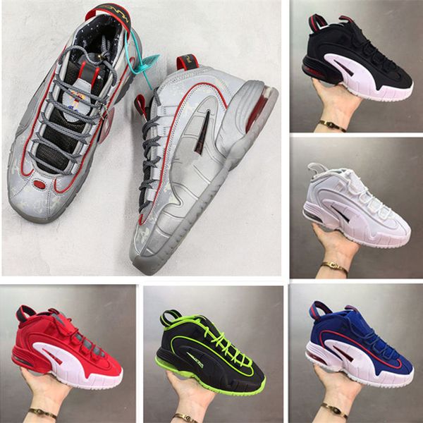 

new penny 1 university red volt black mens basket shoes cushion penny hardaway baskets 1s one sports sneakers trainers