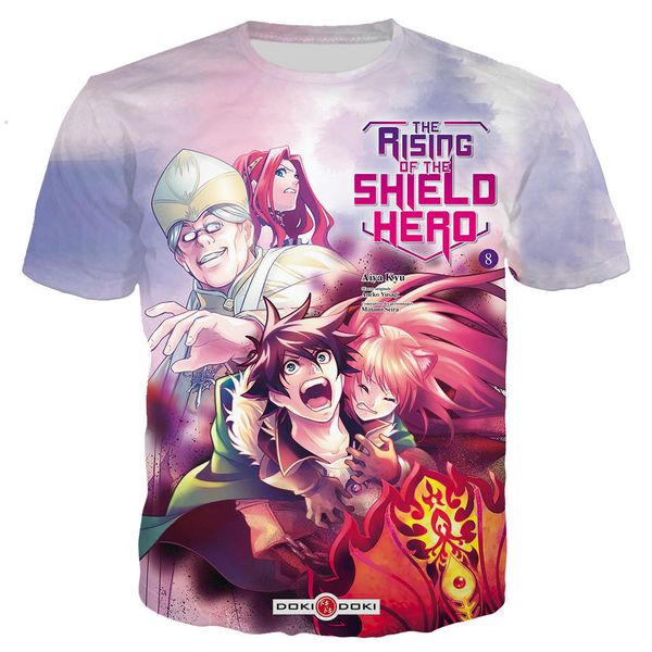 

the rising of the shield hero shaman king 3d print shirts hentai funny harajuku men clothing
