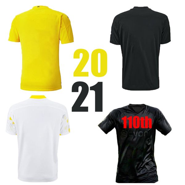 

haaland reus 2020 2021 soccer jersey football shirts bellingham sancho hummels brandt men man maillot de foot, Black