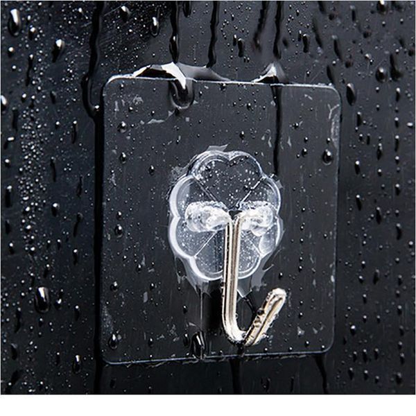 

20/30pcs 6x6cm transparent strong self adhesive door wall hangers hooks suction heavy load rack cup sucker for kitchen wmtzsb