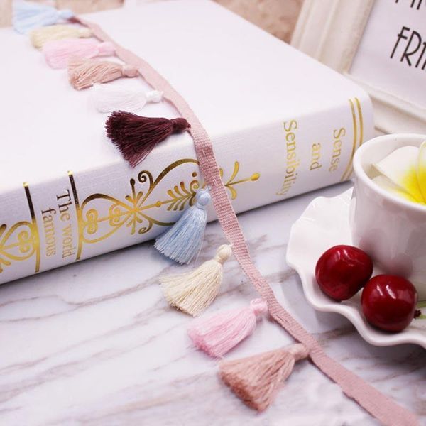 

10yards lot lace tassel ribbon cotton tassels trimming fringes for sewing bed sheet clothes curtains diy accessories decoration h qylspm