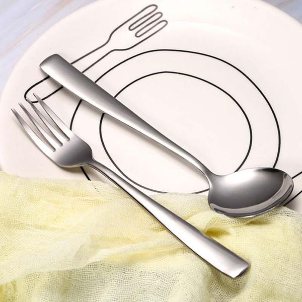 

stainless steel western cutlery set multi size dinner spoon forks flatware sets classic dinner set restaurant dining knife fork vt1531 t03
