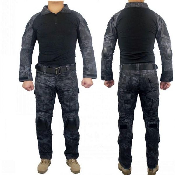 

hunting sets kryptek typhon camouflage g2 army uniform tactical bdu camo men sniper combat shirt pants suit clothes