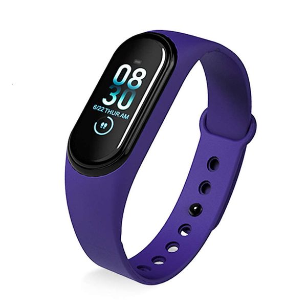 

m4 smart color screen heart rate blood prsure exercise bracelet ip67 waterpro