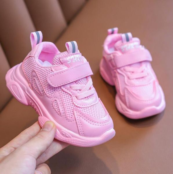 

2020 новая осень младенца малышей обувь мальчики девочки дети спортивная обувь мода дышащие кроссовки мягкое дно дети кроссовки sqcjhm, Black