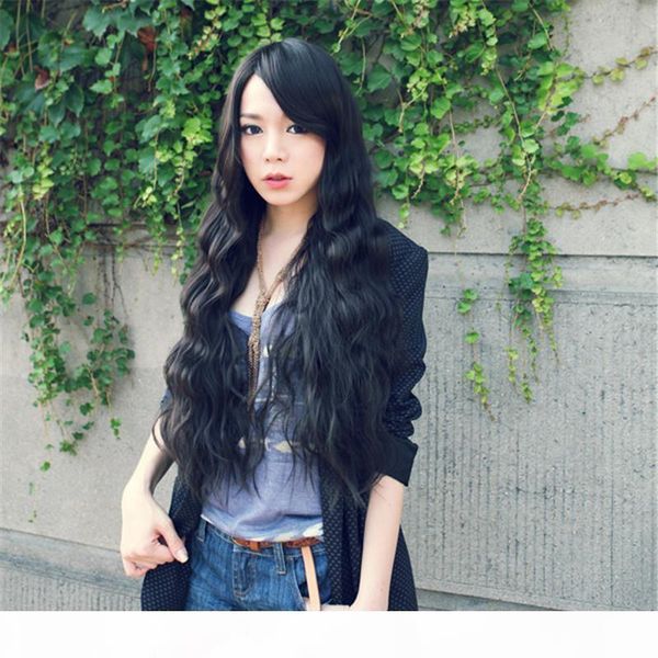 

полный шнурок человеческих волос парик шнурка owl glueless в полный lace wigs весь бразильский волос девственницы 100% cordon младенца черны, Black;brown