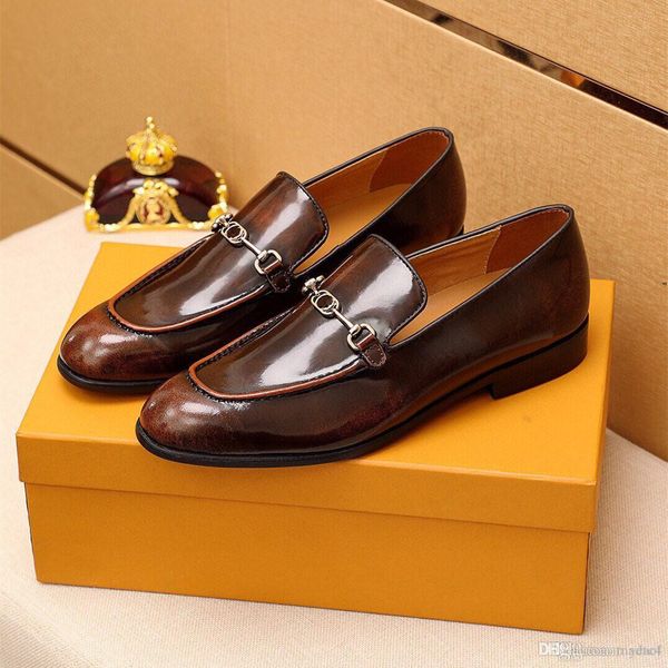 

19ss men oxford shoes wingtip genuine leather luxury lace up designer mens dress shoes black wedding party office formal shoes size 39-45