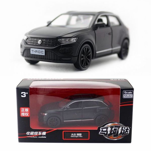 

rmz city/1:36 scale diecast model/volkswagen t-roc/educational collection/pull back/doors openable/mattle toy car/gift/box
