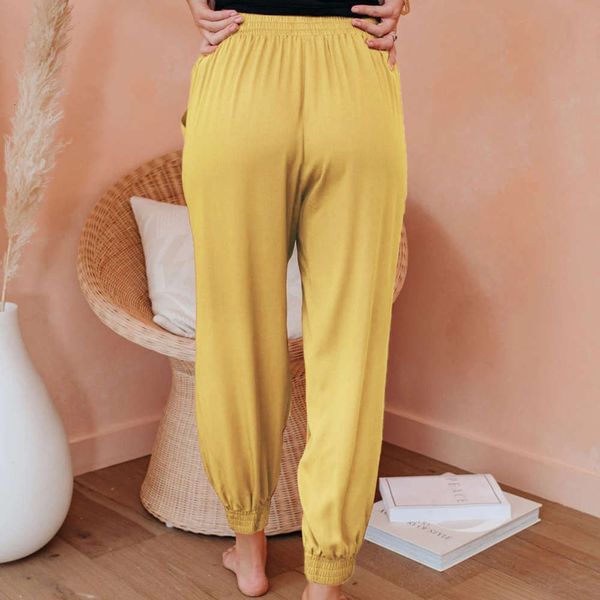 

new women's trousers legged pants 2020 casual versatile breathable capris women summer, Black;gray