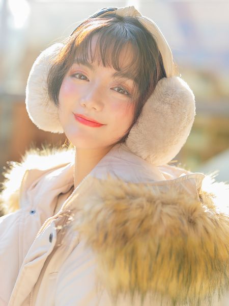 

newwarm female students lovely earmuffs for keeping in winter