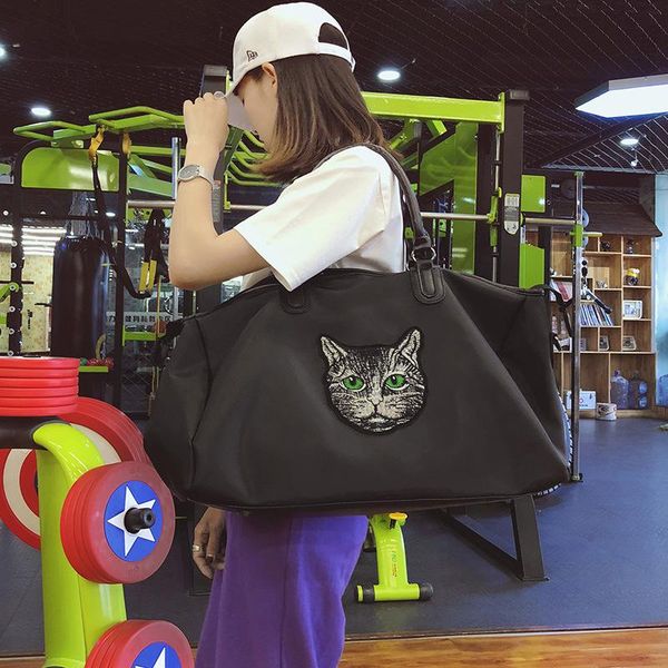 

new fitness bag luggage bag female portable large capacity travel storage