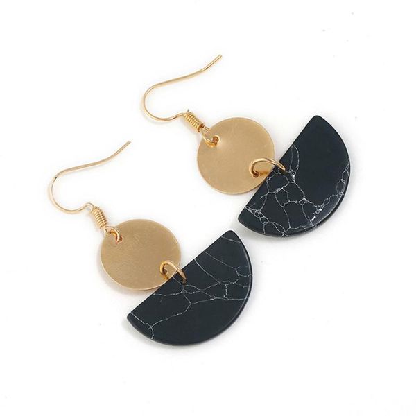 

fashion bohemian folk style semicircular round earrings for girls earrings for women piercing fashion eardrop popular, Golden;silver