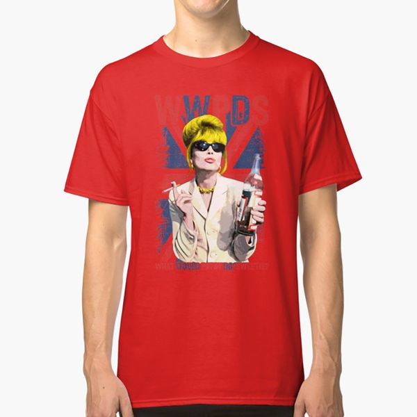

sport what would patsy do, sweetie ab fab. absolutely fabulous. patsy stone. edina. t shirt bb campy gay drag queen abfab