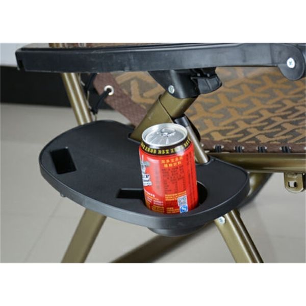 

portable camping picnic beach fishing recliner sofas chair side table phone hold
