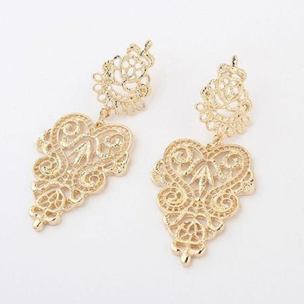 

2021 oorbellen pendientes and the wholesale jewelry earrings joker retro hollow-out bohemia female factory direct sale, Silver