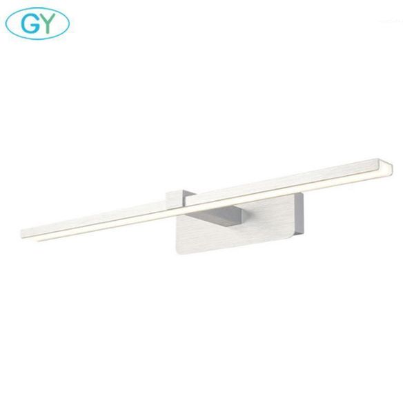 

wall lamp silver led mirror light 40/50/60cm ac110-240v waterproof modern cosmetic acrylic for bathroom sconce lamp1