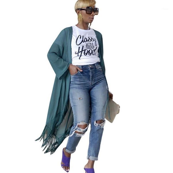 

autumn winter long trench coat for women cardigan open stitch slim long sleeve tassel casual thin windbreaker outwear streetwear1, Tan;black