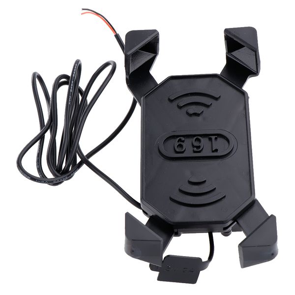 

bicycle motorcycle mount holder, bike cell phone grip stand holder shockproof with usb interface