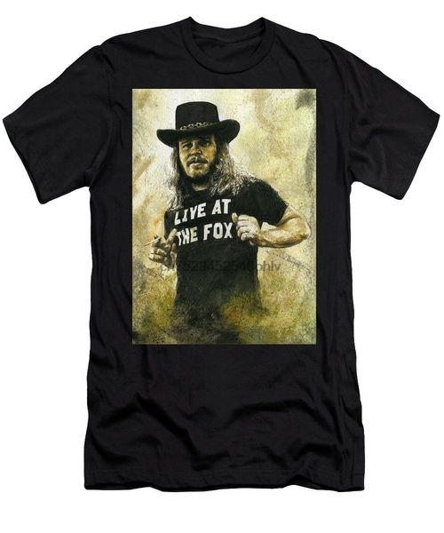 

ronnie van zant shirt black men tshirt s-3xl sport hooded sweatshirt hoodie