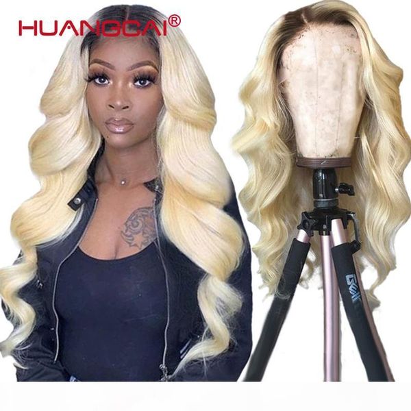 

ombre t1b 613 blonde lace part human hair wigs peruvian straight 613 blonde 13x1 middle part honey lace wig preplucked re, Black;brown