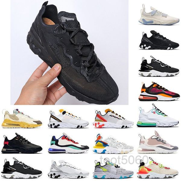 

new quality react vision element 55 87 undercover anthracite men women casual shoes black iridescent sneakers trainers sport shoes kmb8