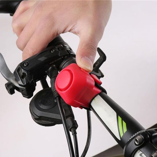 

bike electronic loud horn 130 db warning safety electric bell police siren bicycle handlebar alarm ring bell cycling acc bbyekg