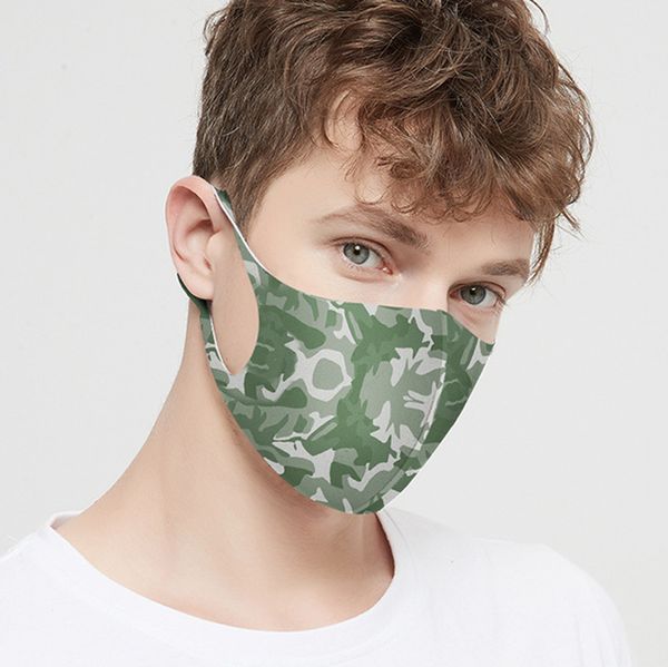 

masks outdoor newdesigner sport washable camouflage anti-dust breathable mask thin soft face mouth protect