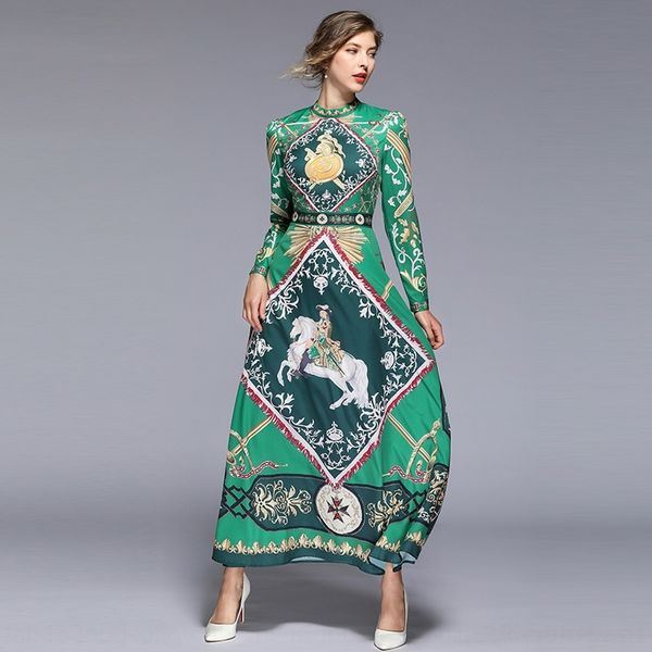 

t0p6b ветер 2019 платье юбка большой весной новый стиль стиля большого модно пригонки напечатаны качели платье uqngn, Black;gray