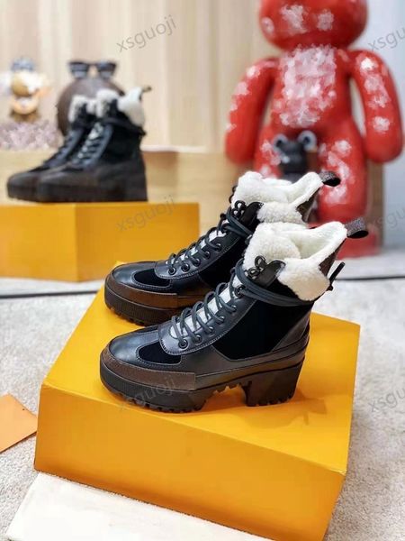 

winter love women boots chunky martin martin winter fashion boots black white yellow shoes size 35-42